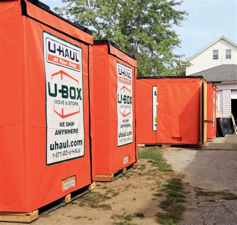 metal u box|u-haul u box moving container.